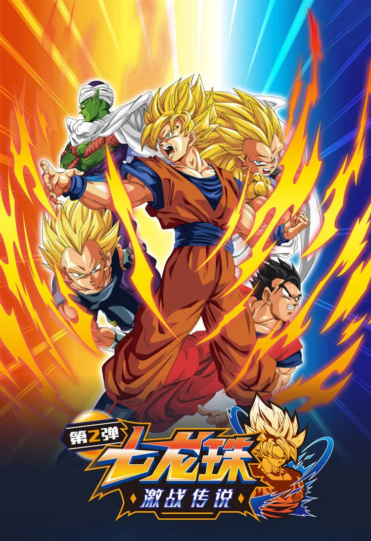 Exclusive Dragon Ball Collector's Edition - Son Goku Flash Cards | Rare, Limited Anime Character Set | Perfect Gift for Fans & Children