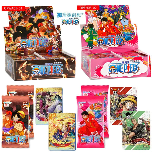 One Piece TCG: Grand Line Warriors Box - Exclusive Game Cards, Including Rare Holographics