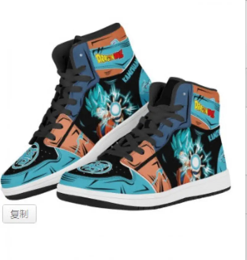 Dragon Ball Z Super Anime Sneakers - Casual & Basketball Shoes with Cartoon Printing - Comfortable Flat Design - Perfect Birthday Gift