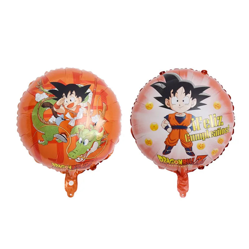 Goku Dragon Ball Theme Party Supplies - Monkey King Birthday Decorations Set - Includes Tableware, Tablecloth, Plates, Balloons & Baby Shower Toy Gifts