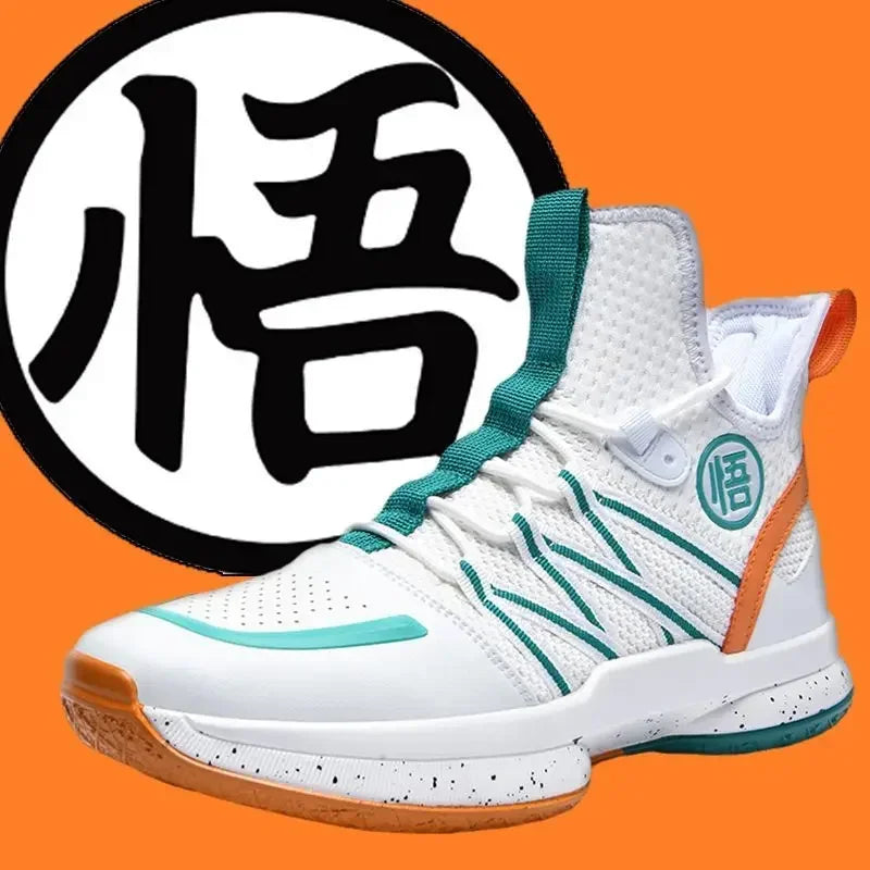 New Dragon Ball Son Goku Kakarotto Basketball Shoes - Breathable Sneakers for Men & Women - Non-slip Sports Shoes for Students & Youth - Ideal Gift