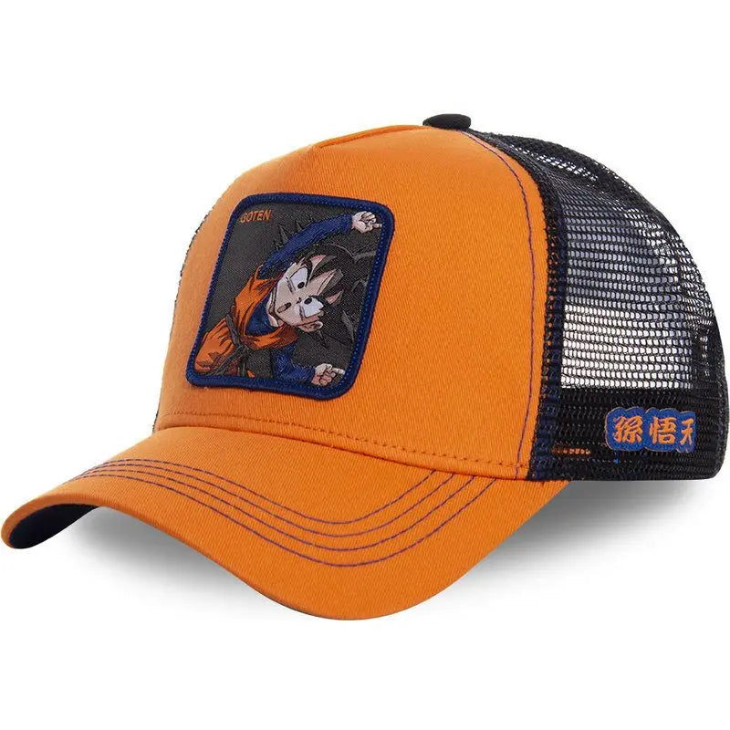 New Goku & Vegeta Beekdaemon Cartoon Baseball Caps - Unisex Hip Hop Trucker Hats - Hot Sellers for Men & Women