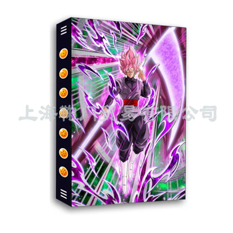 Cartoon Anime Dragon Ball Card Storage Set - Features Son Goku & Vegeta IV - Suitable for PTCG, TCG, OCG, MTG Table Games - Includes Card Book & Protective Bag