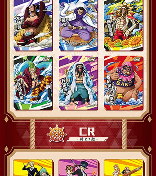 One Piece TCG: Grand Line Warriors Box - Exclusive Game Cards, Including Rare Holographics