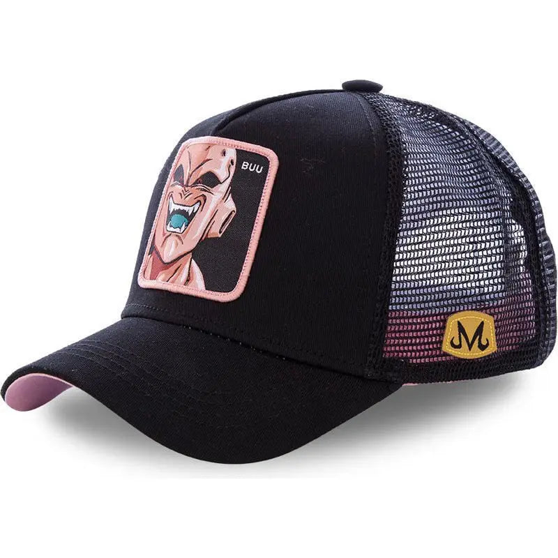 New Goku & Vegeta Beekdaemon Cartoon Baseball Caps - Unisex Hip Hop Trucker Hats - Hot Sellers for Men & Women