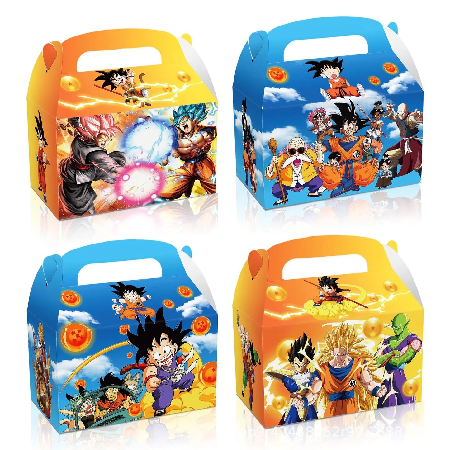 Goku Dragon Ball Theme Party Supplies - Monkey King Birthday Decorations Set - Includes Tableware, Tablecloth, Plates, Balloons & Baby Shower Toy Gifts