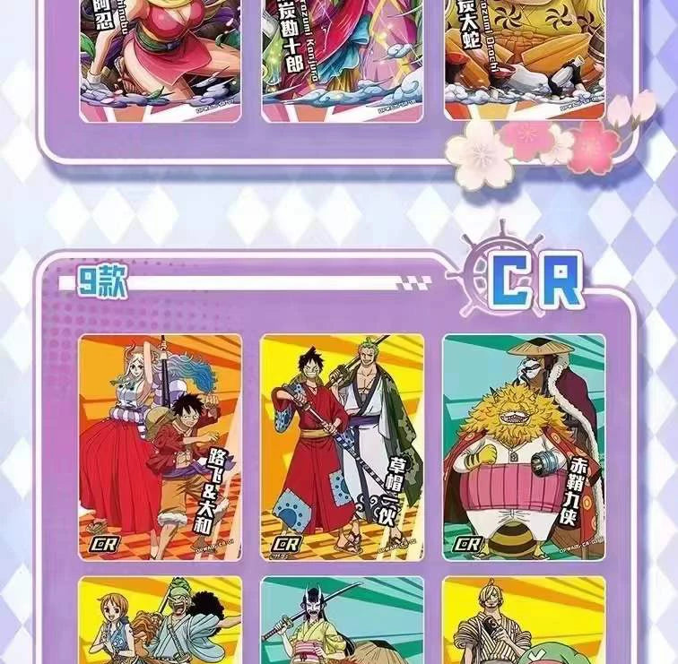 One Piece TCG: Grand Line Warriors Box - Exclusive Game Cards, Including Rare Holographics