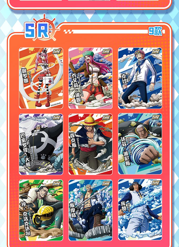 One Piece TCG: Grand Line Warriors Box - Exclusive Game Cards, Including Rare Holographics