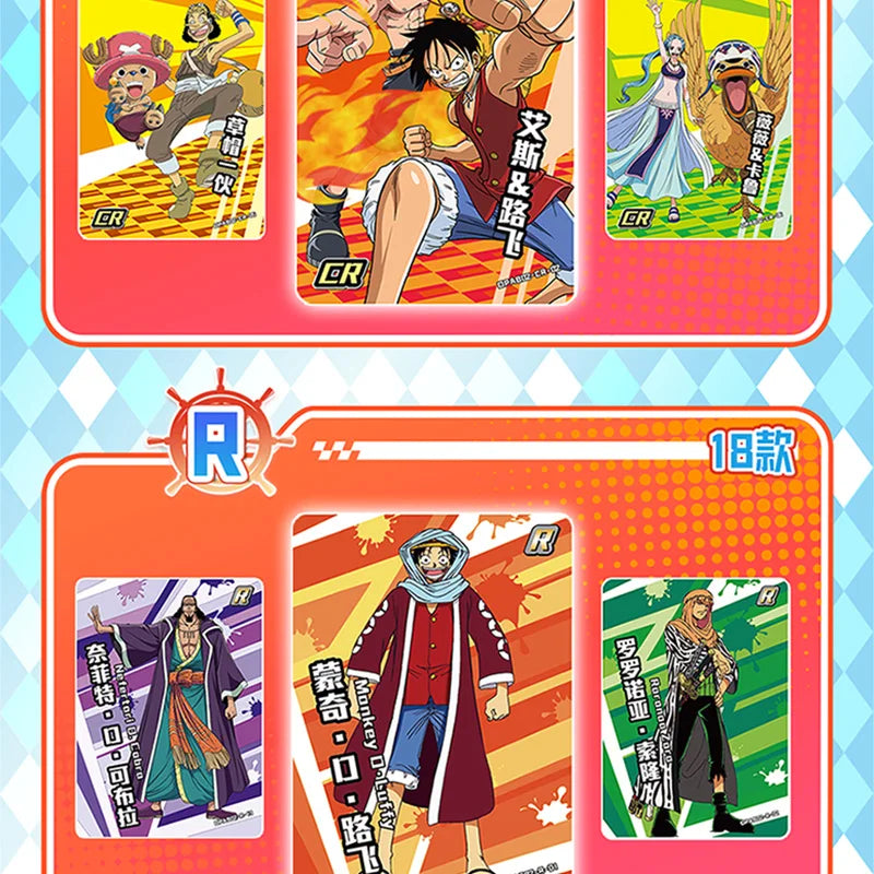 One Piece TCG: Grand Line Warriors Box - Exclusive Game Cards, Including Rare Holographics