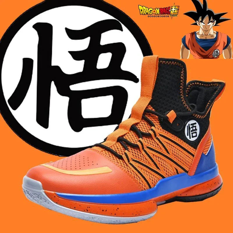 New Dragon Ball Son Goku Kakarotto Basketball Shoes - Breathable Sneakers for Men & Women - Non-slip Sports Shoes for Students & Youth - Ideal Gift