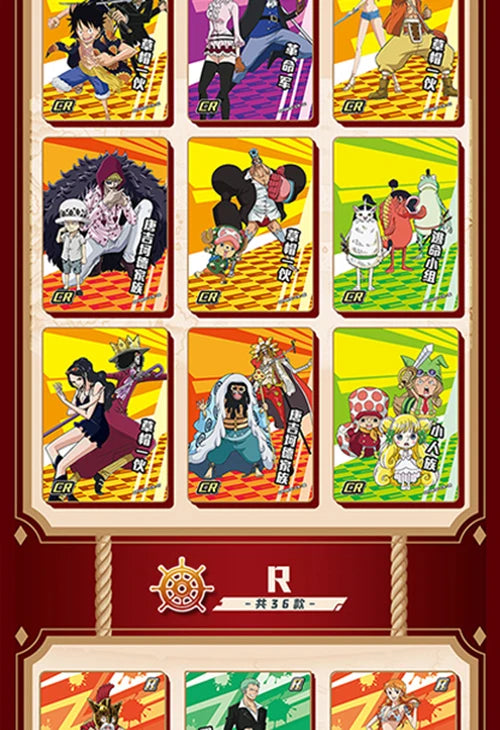 One Piece TCG: Grand Line Warriors Box - Exclusive Game Cards, Including Rare Holographics