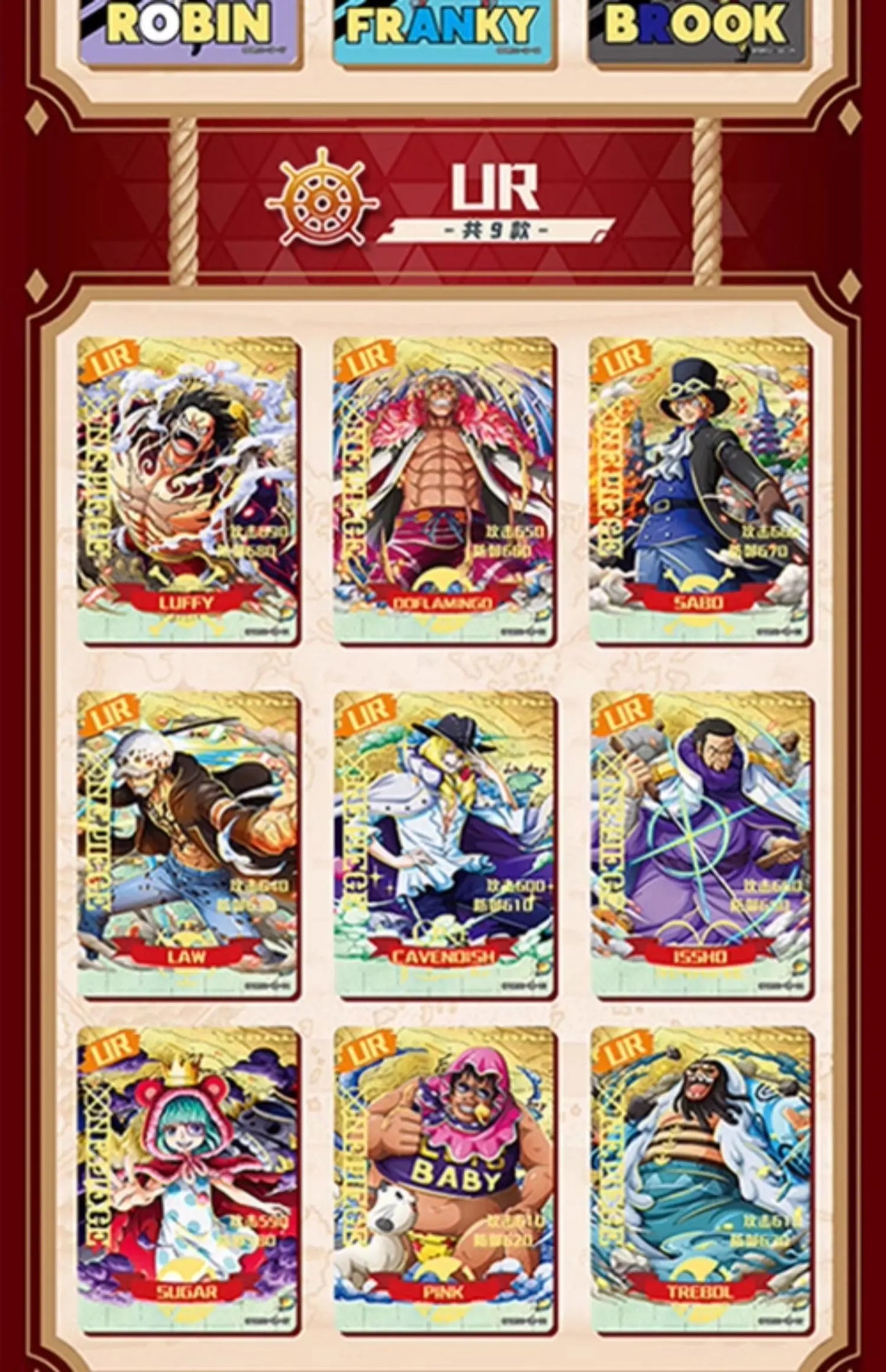 One Piece TCG: Grand Line Warriors Box - Exclusive Game Cards, Including Rare Holographics