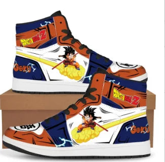 Dragon Ball Z Super Anime Sneakers - Casual & Basketball Shoes with Cartoon Printing - Comfortable Flat Design - Perfect Birthday Gift