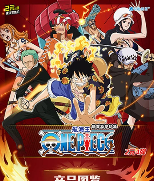 One Piece TCG: Grand Line Warriors Box - Exclusive Game Cards, Including Rare Holographics