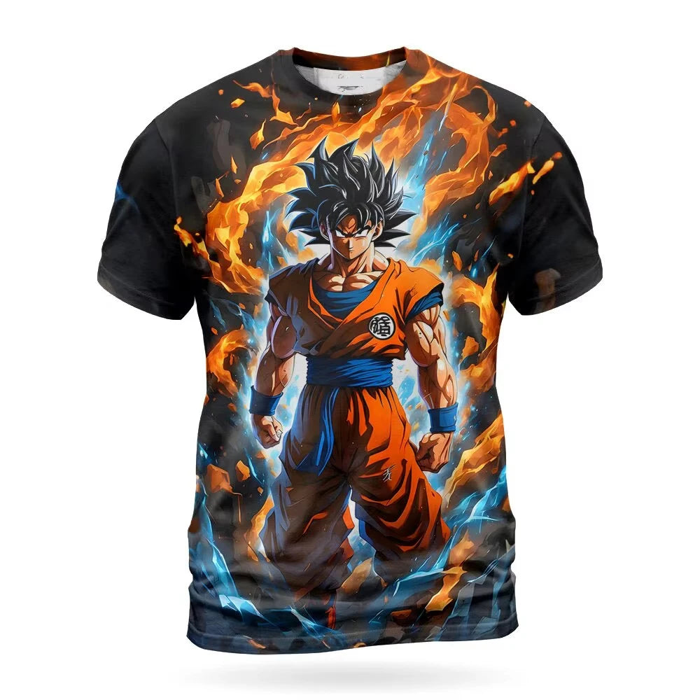 Dragon Ball Z T-Shirt - Summer Anime 3D Printed Unisex Tops