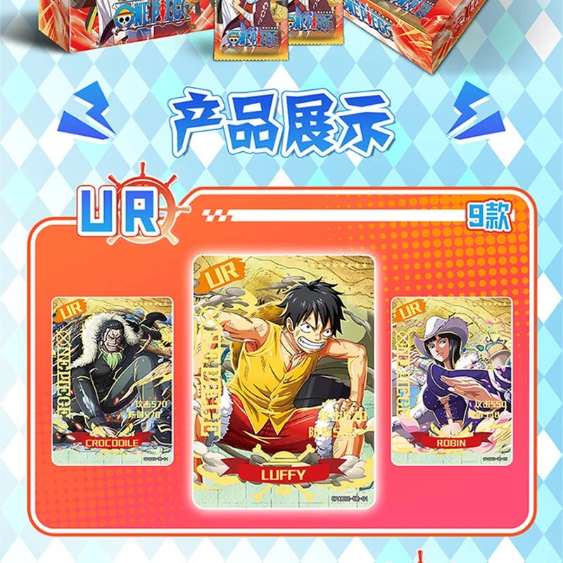 One Piece TCG: Grand Line Warriors Box - Exclusive Game Cards, Including Rare Holographics