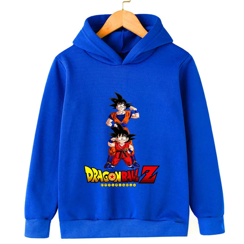 Dragon Ball Goku Kids Sports Hoodie - Spring/Autumn Casual Fashion Sweatshirt - Pullover for Boys & Girls