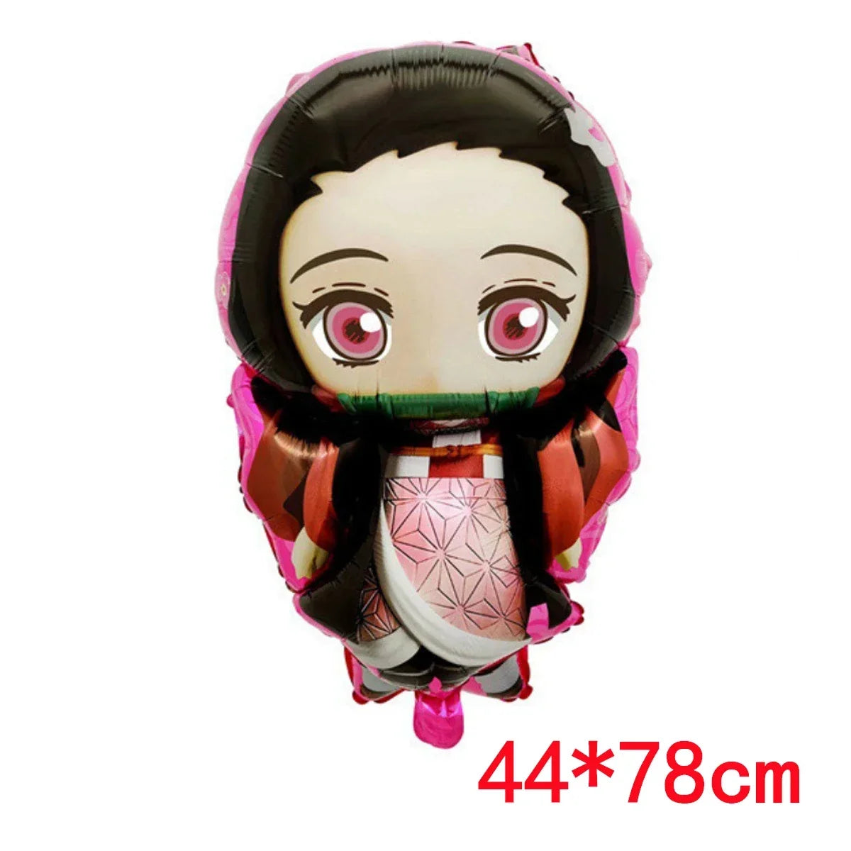 Demon Slayer Kimetsu No Yaiba Birthday Party Kit - Complete Tableware Supplies, Latex Balloons, Background Banner, Cake Topper & Toys