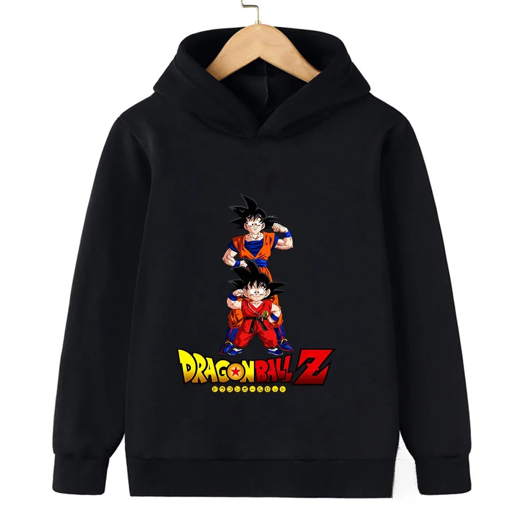 Dragon Ball Goku Kids Sports Hoodie - Spring/Autumn Casual Fashion Sweatshirt - Pullover for Boys & Girls