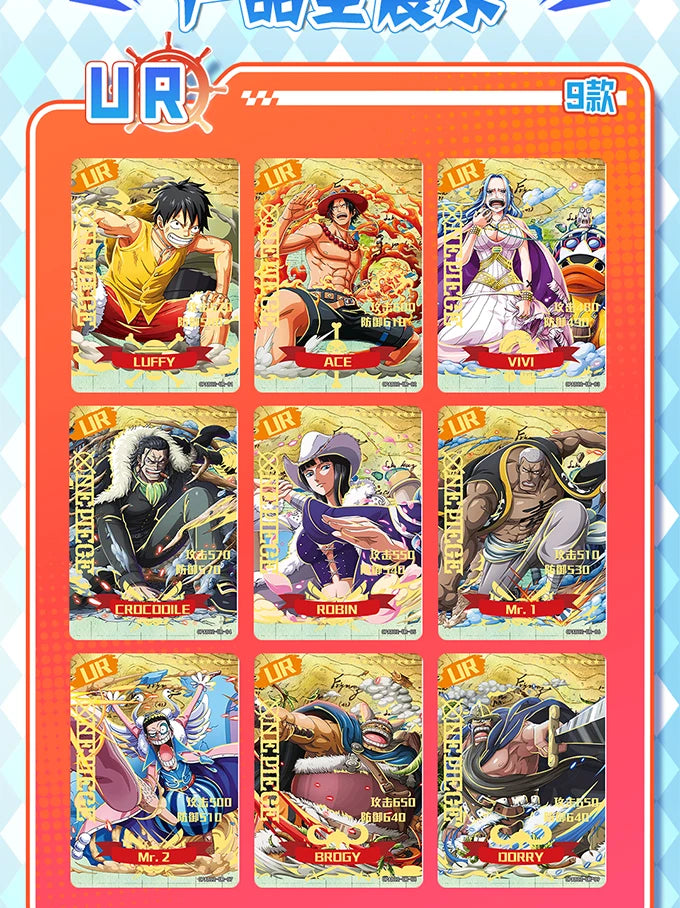 One Piece TCG: Grand Line Warriors Box - Exclusive Game Cards, Including Rare Holographics