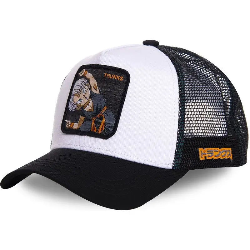 New Goku & Vegeta Beekdaemon Cartoon Baseball Caps - Unisex Hip Hop Trucker Hats - Hot Sellers for Men & Women