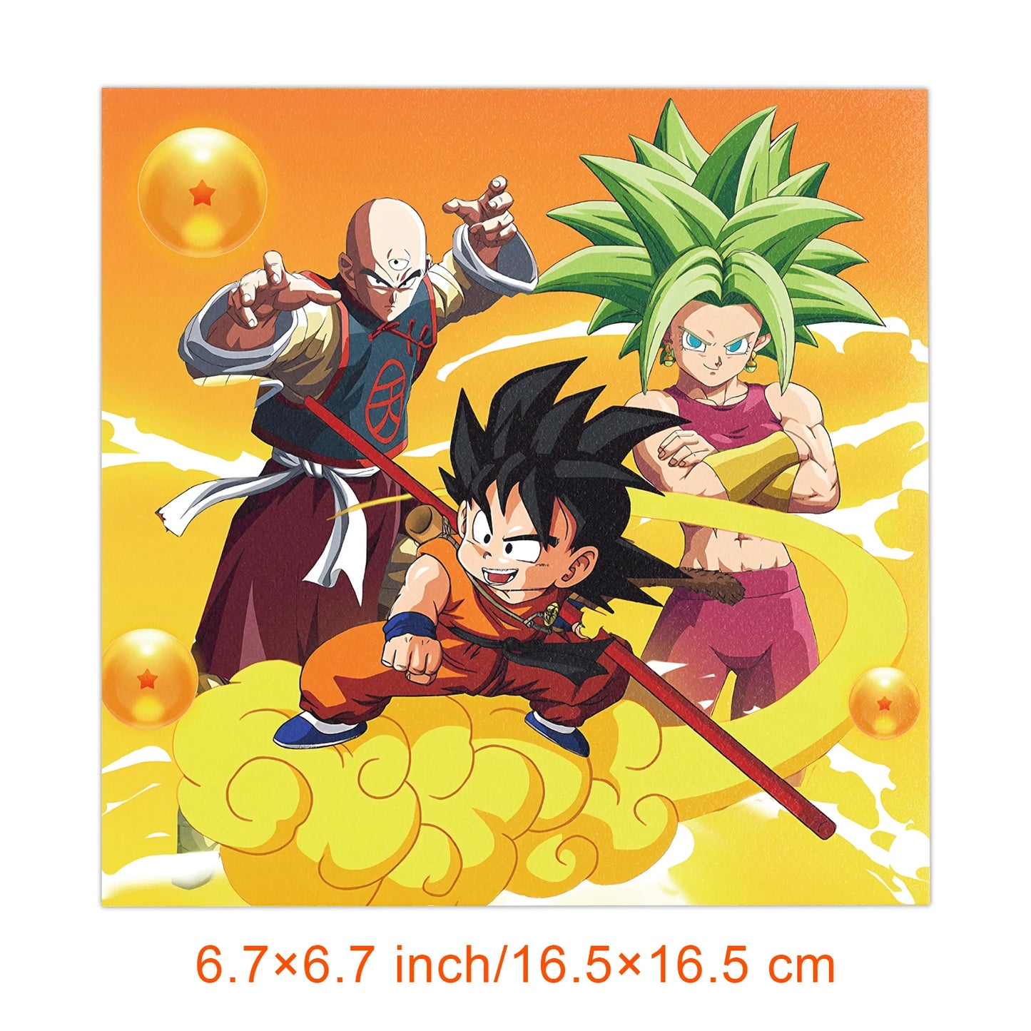 Goku Dragon Ball Theme Party Supplies - Monkey King Birthday Decorations Set - Includes Tableware, Tablecloth, Plates, Balloons & Baby Shower Toy Gifts