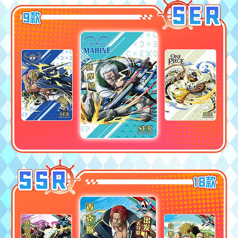 One Piece TCG: Grand Line Warriors Box - Exclusive Game Cards, Including Rare Holographics