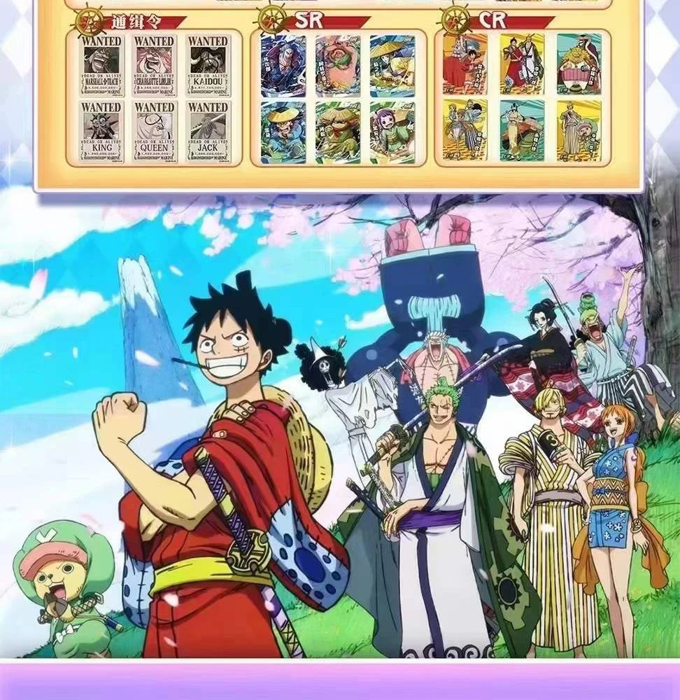 One Piece TCG: Grand Line Warriors Box - Exclusive Game Cards, Including Rare Holographics