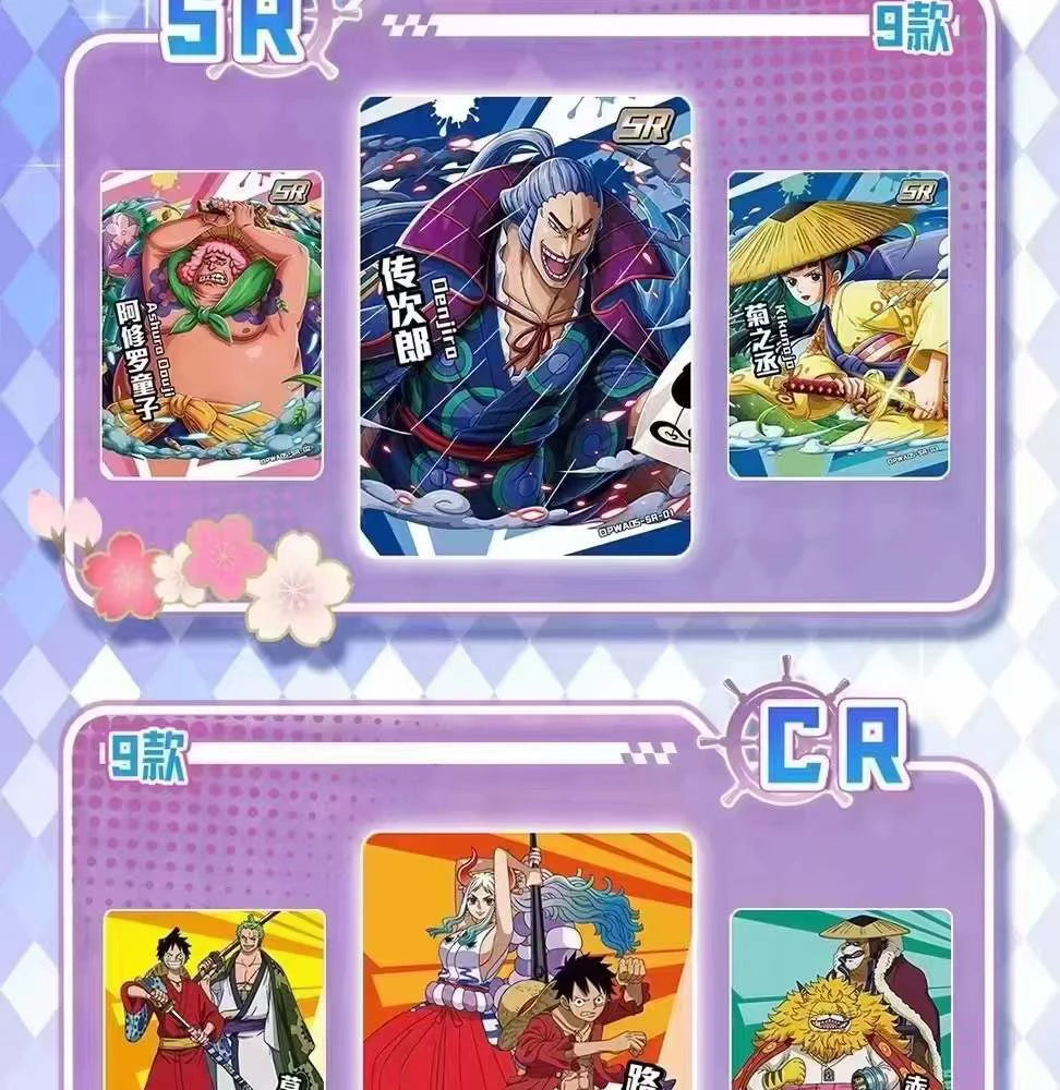 One Piece TCG: Grand Line Warriors Box - Exclusive Game Cards, Including Rare Holographics