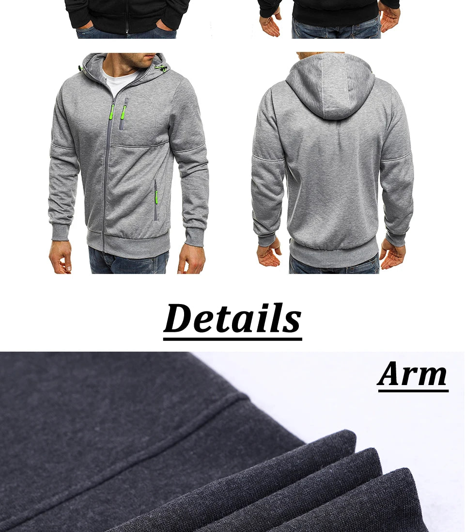 2023 New Capsule Corp Logo Zip-Up Hoodie - Japanese Anime Men’s Fleece Tracksuit - Autumn Loose Pocket Sweatshirt - Casual Hoody for Men