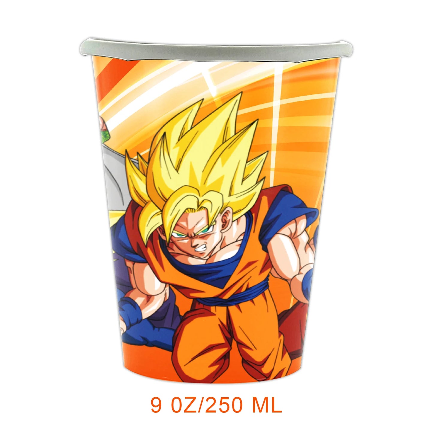 Goku Dragon Ball Theme Party Supplies - Monkey King Birthday Decorations Set - Includes Tableware, Tablecloth, Plates, Balloons & Baby Shower Toy Gifts