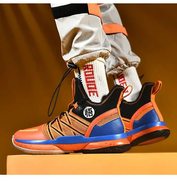 New Dragon Ball Son Goku Kakarotto Basketball Shoes - Breathable Sneakers for Men & Women - Non-slip Sports Shoes for Students & Youth - Ideal Gift