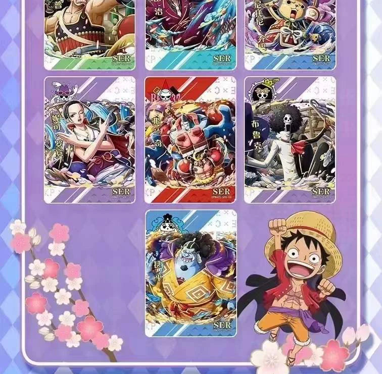 One Piece TCG: Grand Line Warriors Box - Exclusive Game Cards, Including Rare Holographics