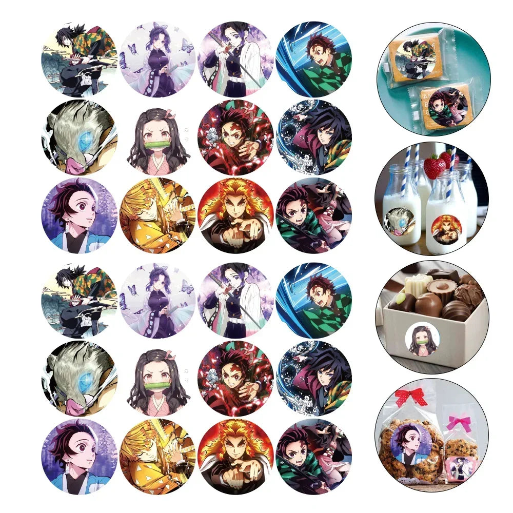 Demon Slayer Kimetsu No Yaiba Birthday Party Kit - Complete Tableware Supplies, Latex Balloons, Background Banner, Cake Topper & Toys