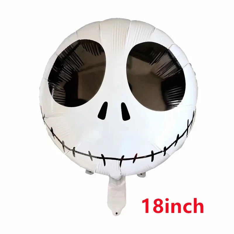 The Nightmare Before Christmas Party Supplies - Jack Skellington Theme Birthday Decorations - Includes Balloons, Banner, Tableware & Halloween Toys