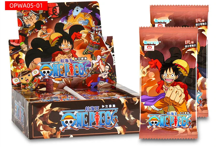 One Piece TCG: Grand Line Warriors Box - Exclusive Game Cards, Including Rare Holographics