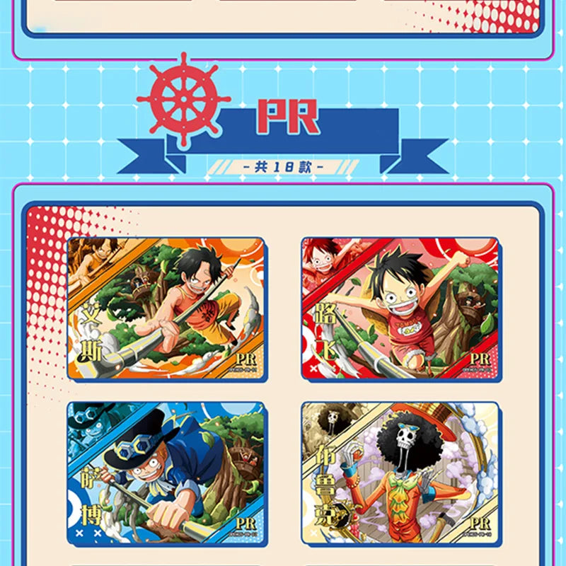 One Piece TCG: Grand Line Warriors Box - Exclusive Game Cards, Including Rare Holographics