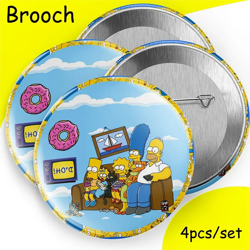 Disney The Simpsons Party Supplies Set - Kids' Birthday & Baby Shower Decorations - Includes Cups, Plates, Napkins - Perfect for Boys & Girls