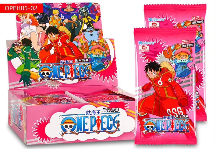 One Piece TCG: Grand Line Warriors Box - Exclusive Game Cards, Including Rare Holographics