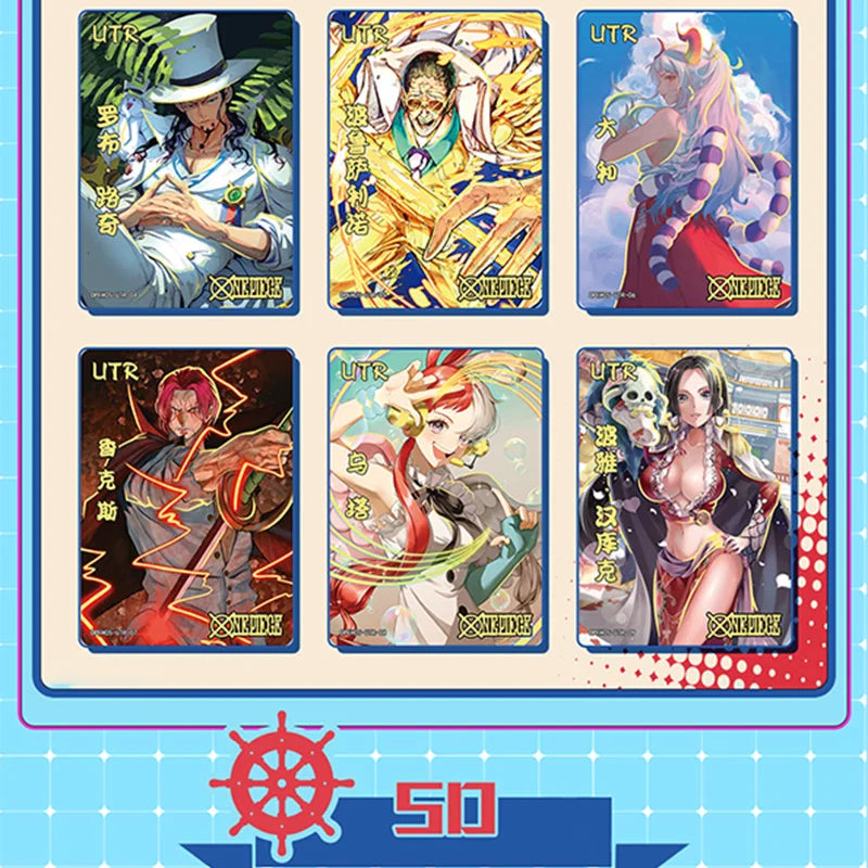 One Piece TCG: Grand Line Warriors Box - Exclusive Game Cards, Including Rare Holographics