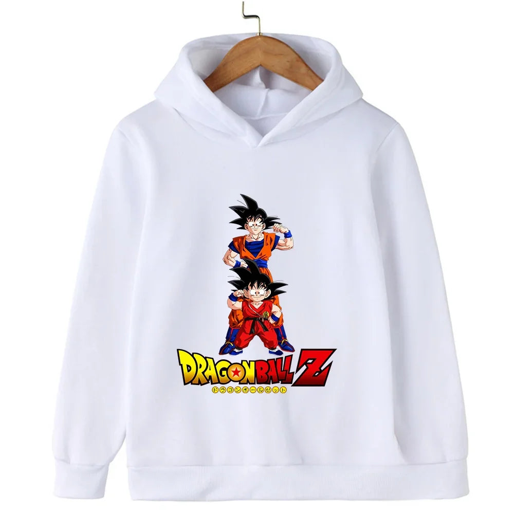 Dragon Ball Goku Kids Sports Hoodie - Spring/Autumn Casual Fashion Sweatshirt - Pullover for Boys & Girls