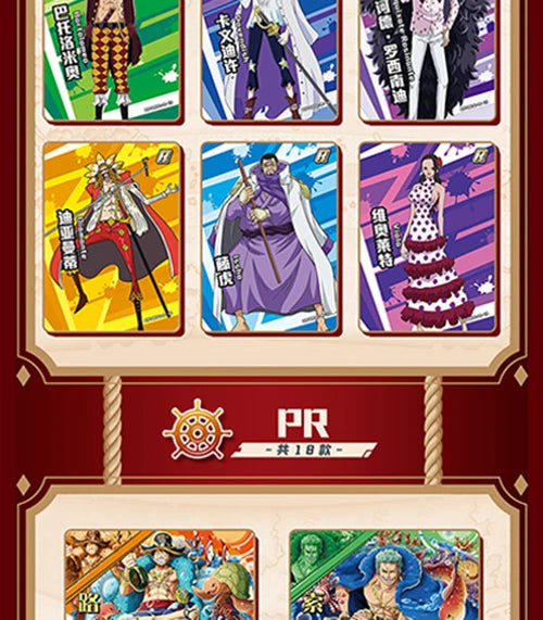 One Piece TCG: Grand Line Warriors Box - Exclusive Game Cards, Including Rare Holographics